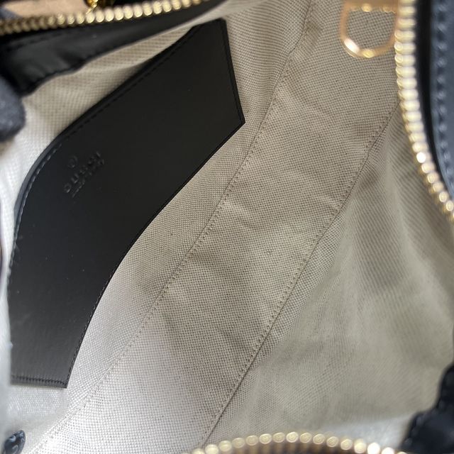 2023 GG original matelasse leather small shoulder bag 739709 black