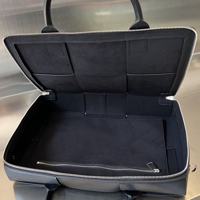 BV original calfskin arco briefcase 680120 black