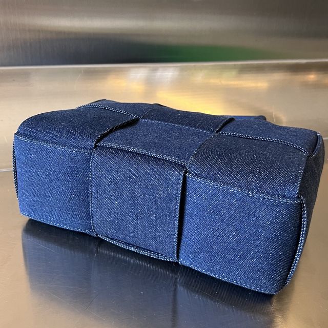 BV original denim mini arco tote bag 714613 dark blue