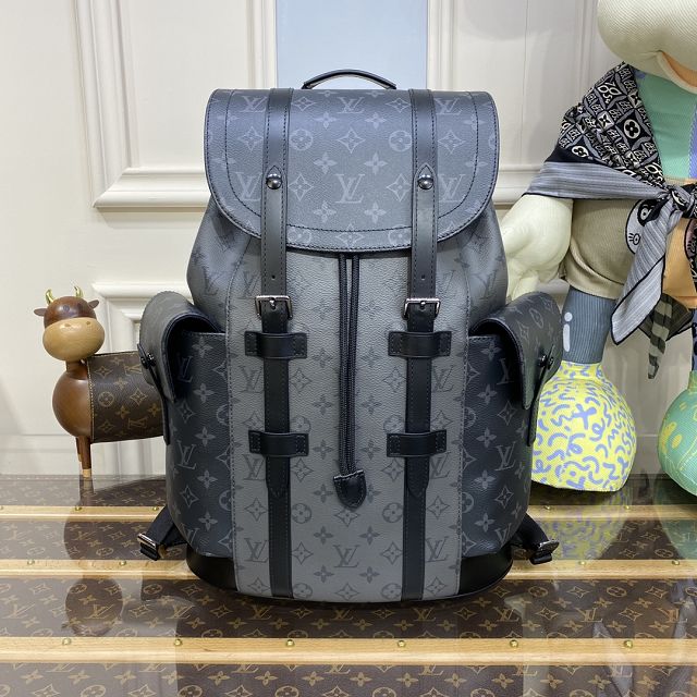 Louis vuitton original monogram eclipse christopher backpack gm M45419