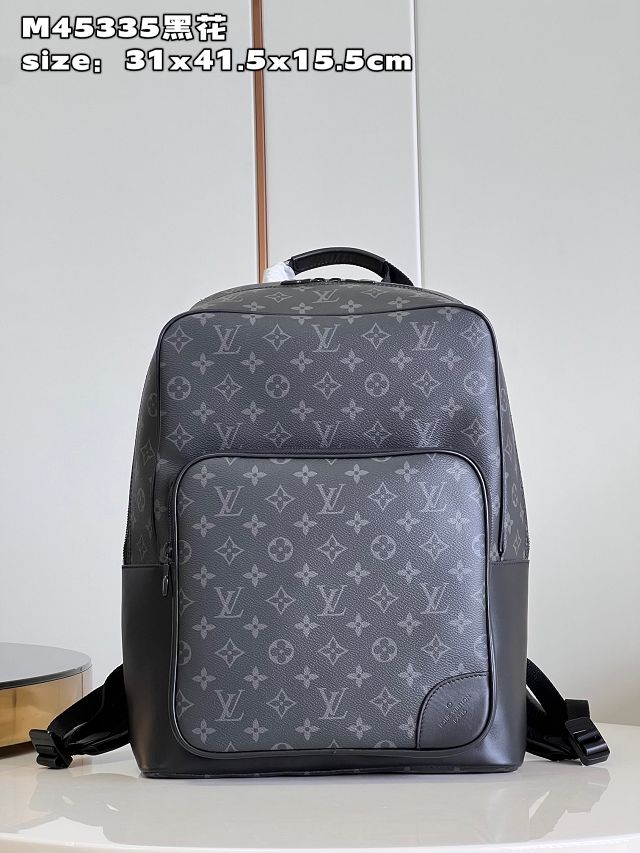 Louis vuitton original monogram eclipse dean backpack M45334