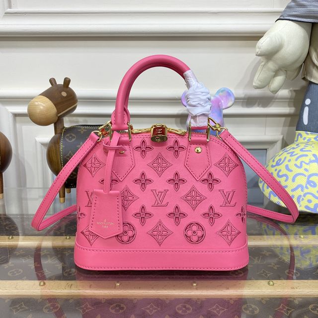 2023 Louis vuitton original calfskin alma BB M91606 pink