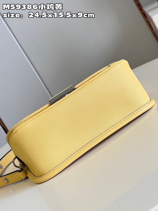 2023 Louis vuitton original epi leather buci crossbody M59386 yellow