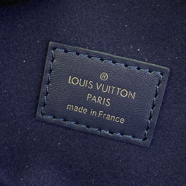 Louis vuitton original canvas micro vanity M82467 blue