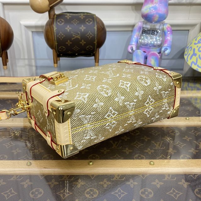 2023 Louis vuitton original denim side trunk M22944 gold