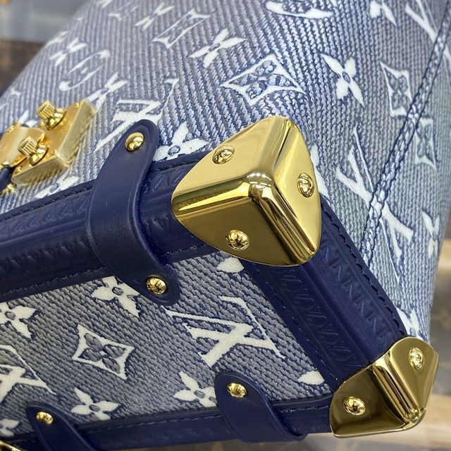 2023 Louis vuitton original denim side trunk M46358 blue