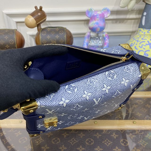 2023 Louis vuitton original denim side trunk M46358 blue