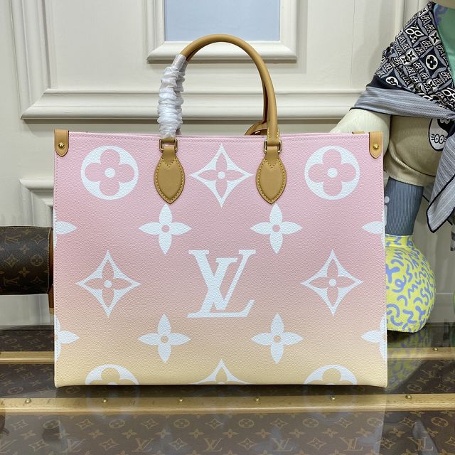 2023 Louis vuitton original monogram canvas onthego gm M57641 yellow