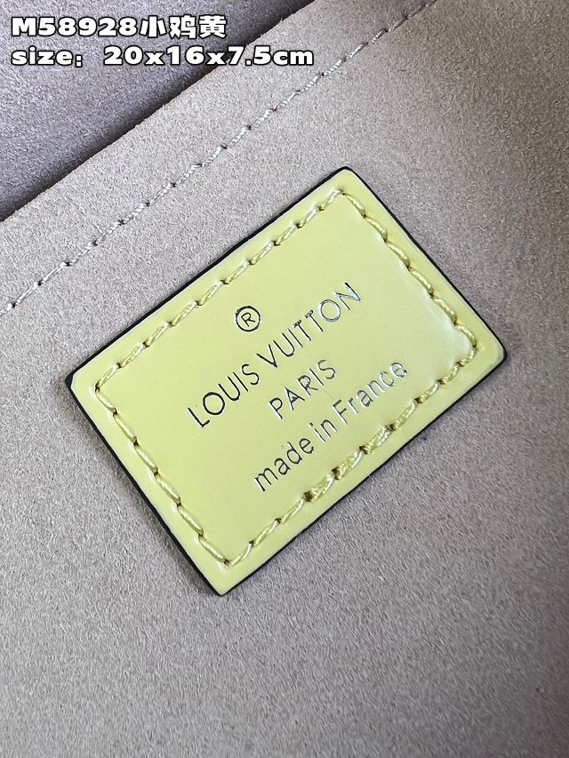 Louis vuitton original epi leather cluny mini handbag M58928 yellow
