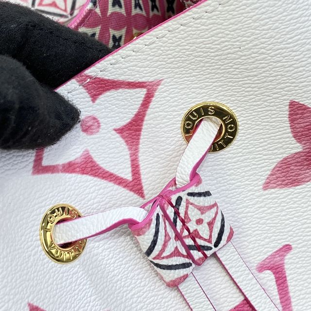 Louis vuitton original monogram canvas neonoe BB M22986 pink