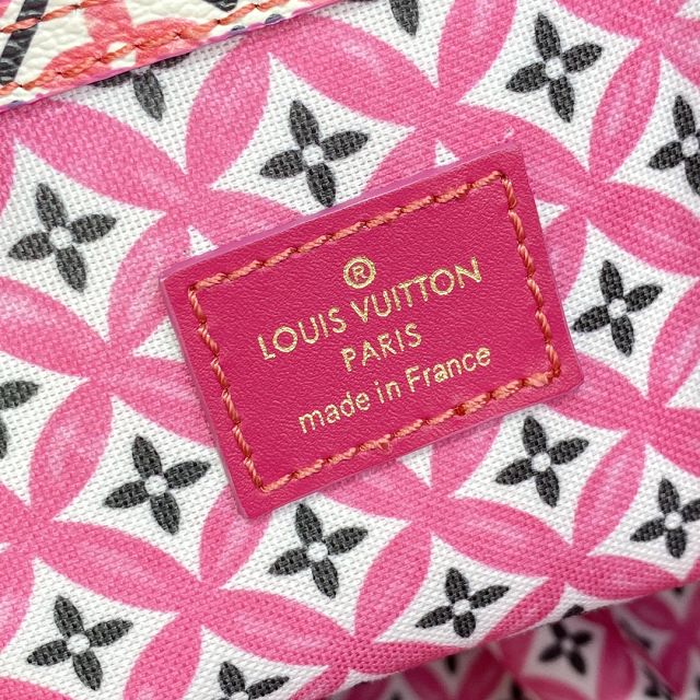 Louis vuitton original monogram canvas neverfull MM M22980 pink