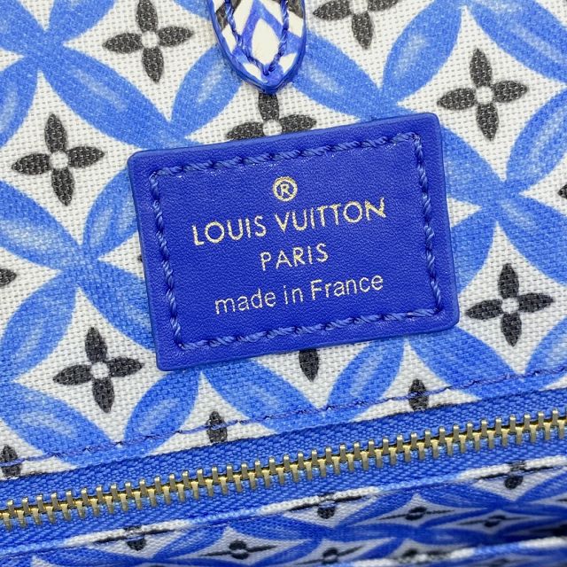 Louis vuitton original monogram canvas onthego MM M22975 blue