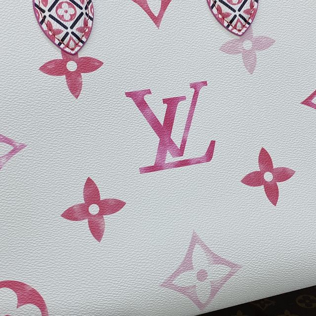 Louis vuitton original monogram canvas onthego MM M22975 pink