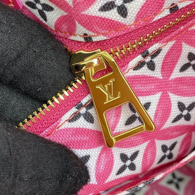 Louis vuitton original monogram canvas onthego MM M22975 pink