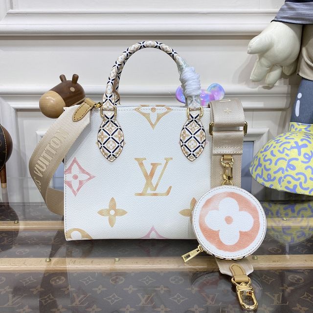 Louis vuitton original monogram canvas onthego PM M22976 beige