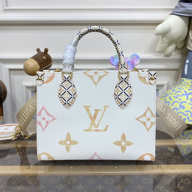 Louis vuitton original monogram canvas onthego PM M22976 beige