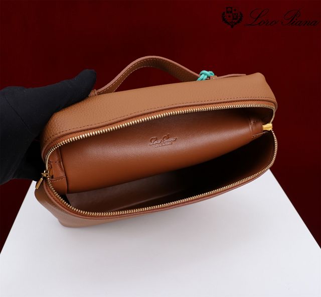 Loro Piana original calfskin extra pocket backpack FAN4041 brown