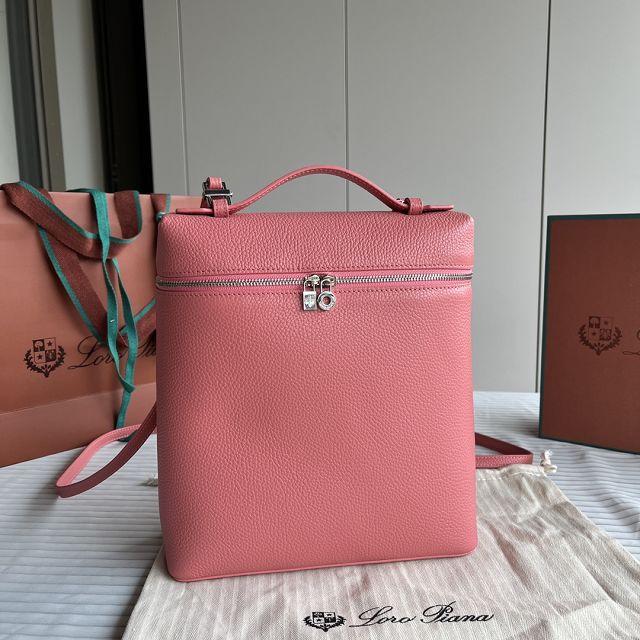 Loro Piana original calfskin extra pocket backpack FAN4041 pink