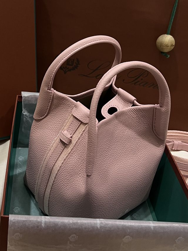 Loro Piana original calfskin mini bale bag FAM7943 pink