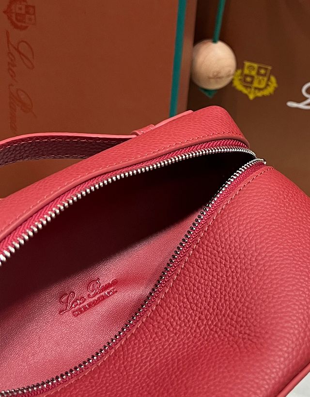 Loro Piana original calfskin extra pocket pouch L19 FAN4045 red