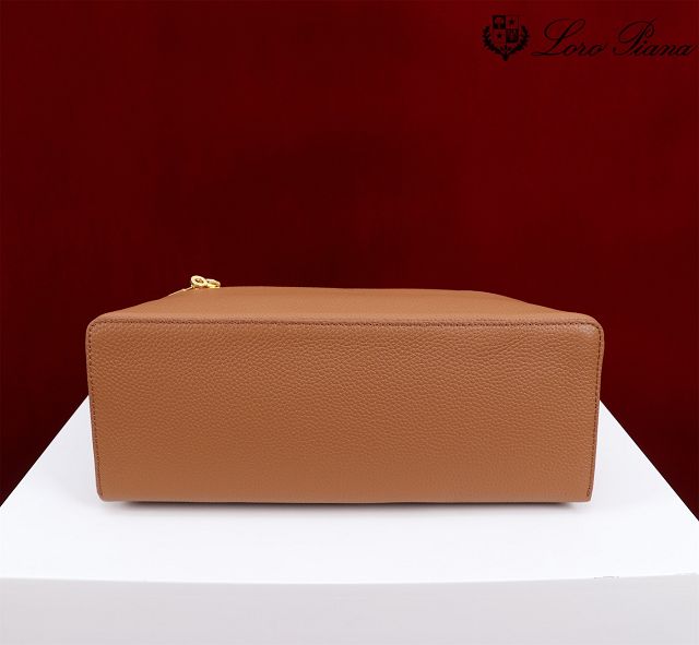 Loro Piana original calfskin extra pocket pouch L27 FAI8511 brown