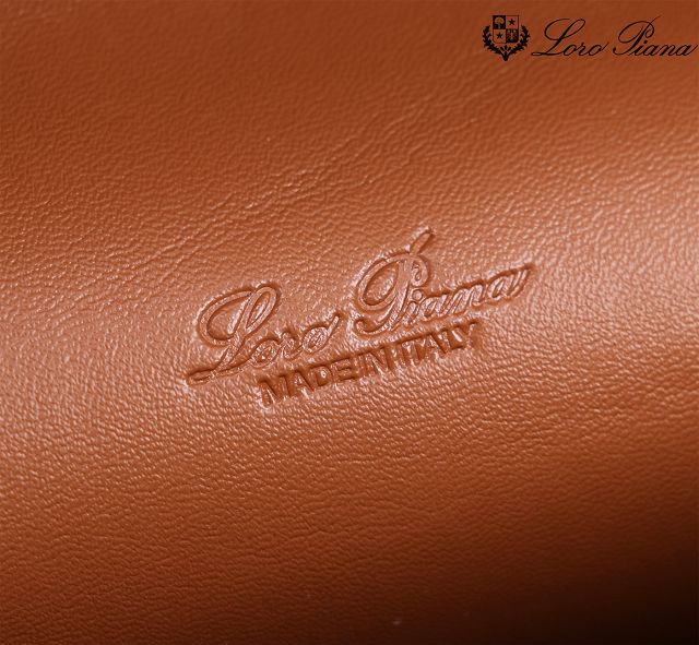 Loro Piana original calfskin extra pocket pouch L27 FAI8511 brown