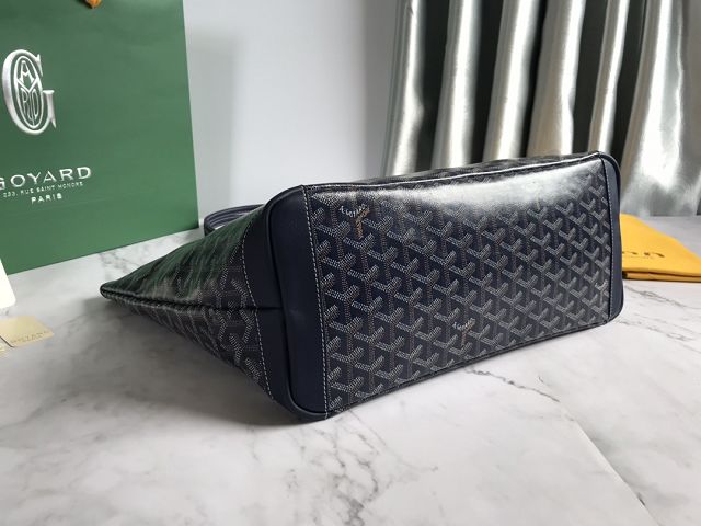 Goyard original canvas artois MM bag GY0034 navy blue