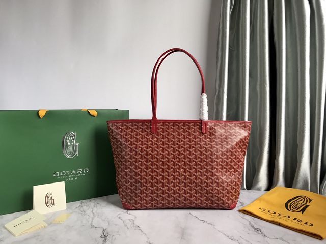 Goyard original canvas artois MM bag GY0034 red