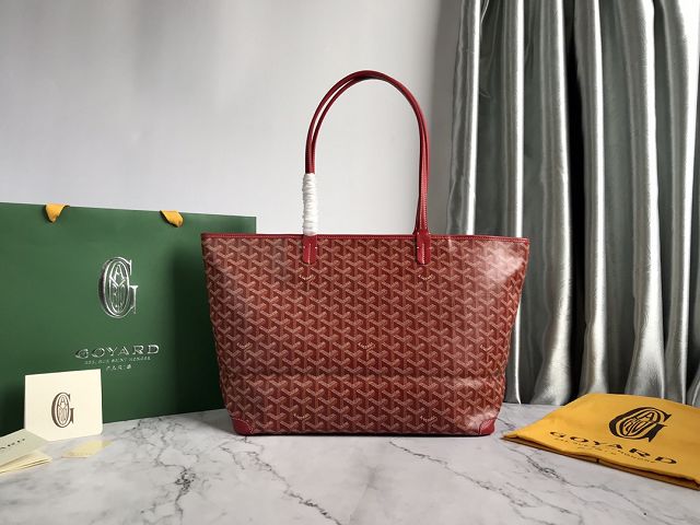 Goyard original canvas artois MM bag GY0034 red