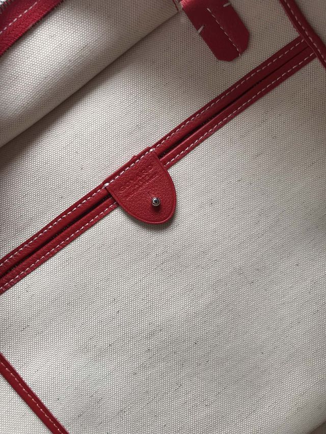 Goyard original canvas artois MM bag GY0034 red