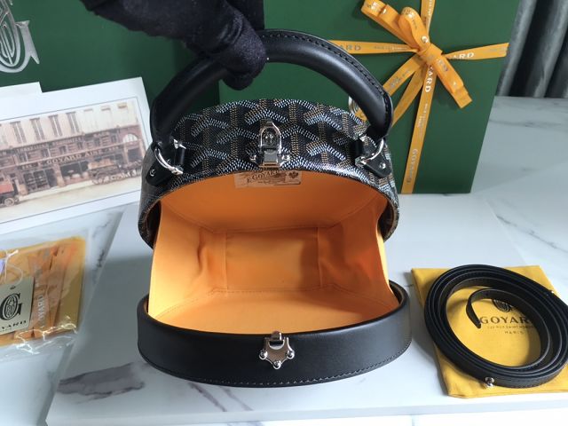 Goyard original canvas alto hatbox bag GY0037 black