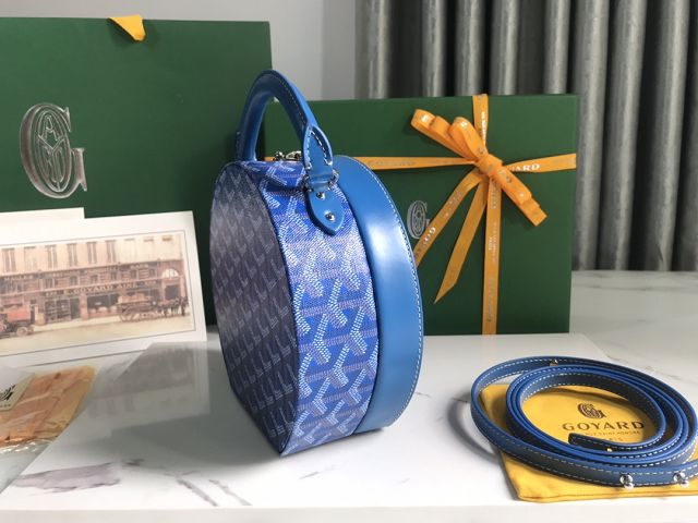 Goyard original canvas alto hatbox bag GY0037 blue