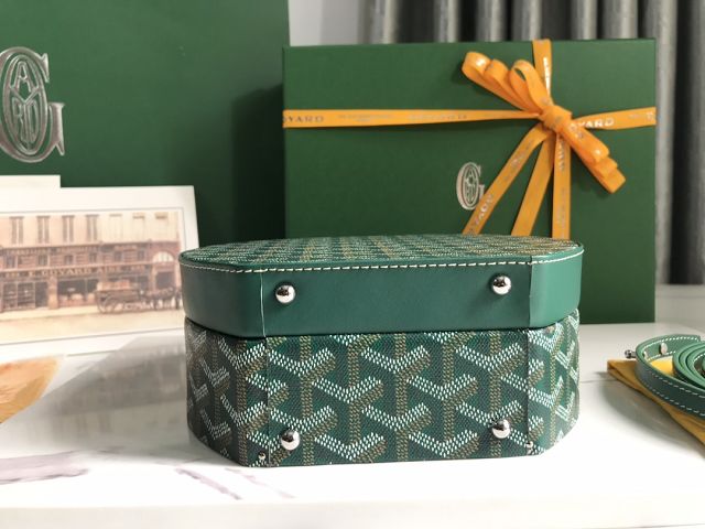 Goyard original canvas alto hatbox bag GY0037 green