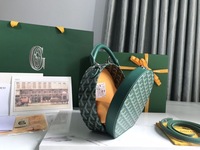 Goyard original canvas alto hatbox bag GY0037 green