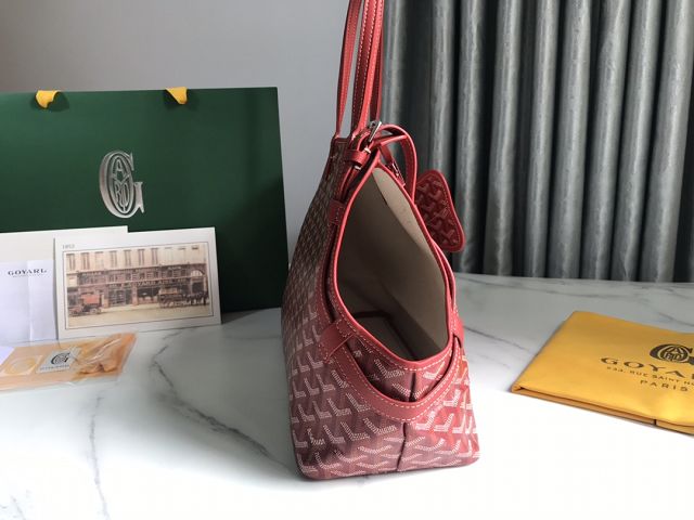 Goyard original canvas chien gris pet carrier bag GY0037 red