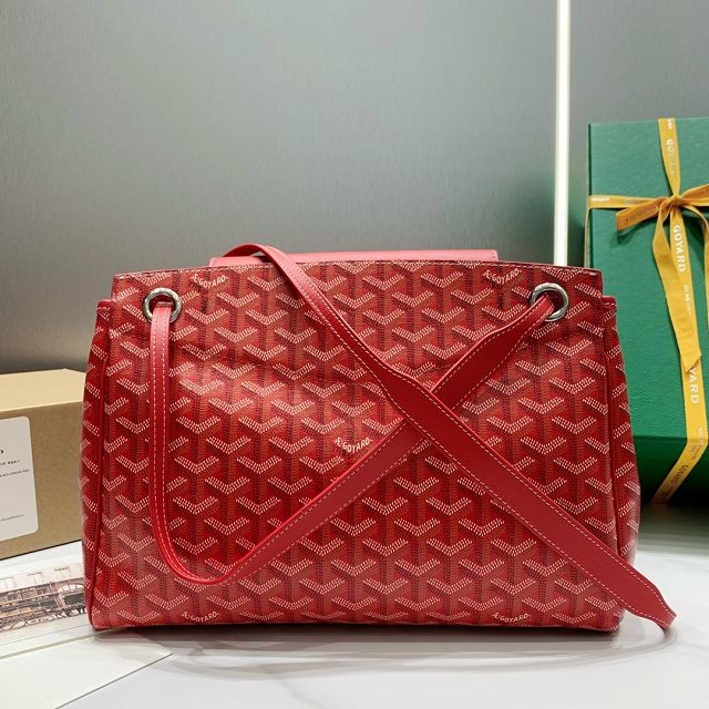 Goyard original canvas rouette shoulder bag GY0004 red