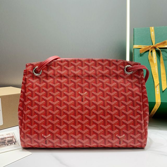 Goyard original canvas rouette shoulder bag GY0004 red