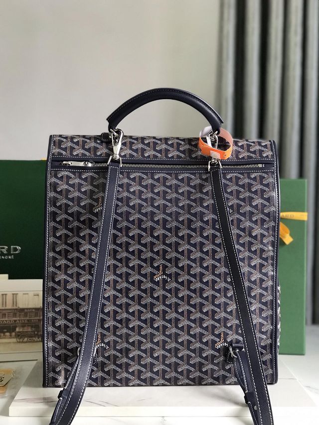 Goyard original canvas saint leger backpack GY0001 navy blue