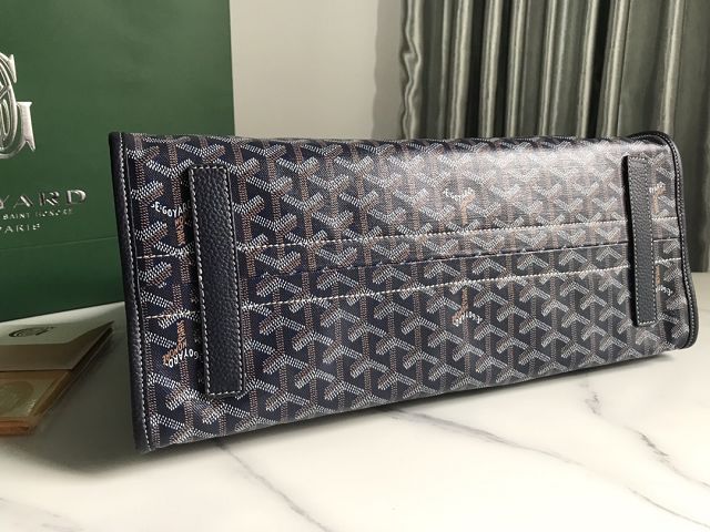 Goyard original canvas hardy PM bag GY0051 navy blue