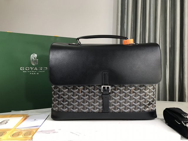Goyard original canvas messenger bag PM GY0052 black
