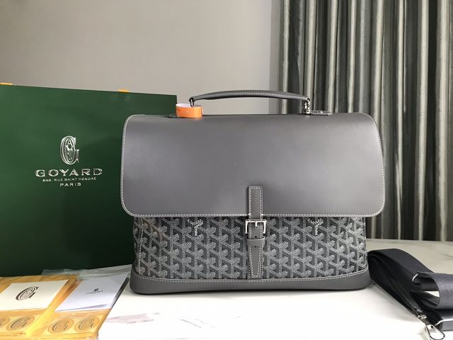 Goyard original canvas messenger bag PM GY0052 grey