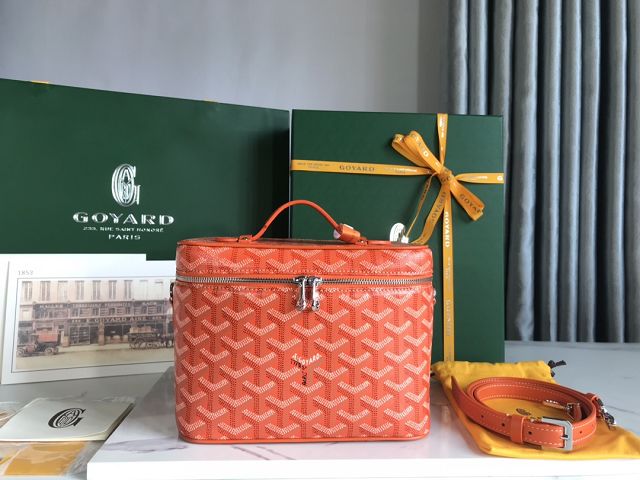 Goyard original canvas muse vanity case GY0052 orange