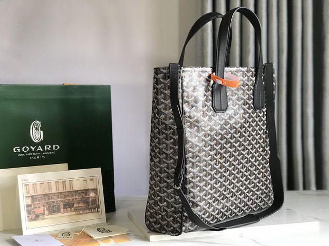 Goyard original canvas voltaire bag GY0055 black