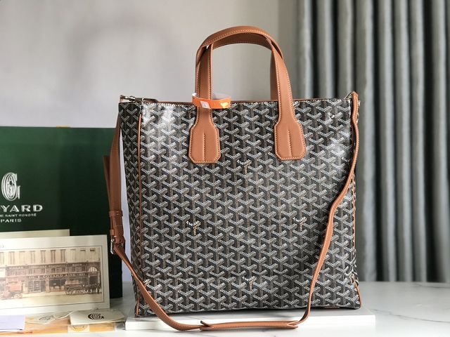 Goyard original canvas voltaire bag GY0055 black&brown