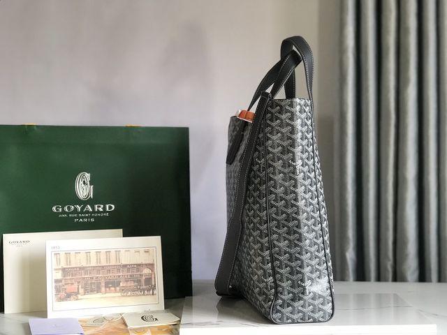 Goyard original canvas voltaire bag GY0055 grey