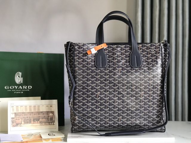 Goyard original canvas voltaire bag GY0055 navy blue