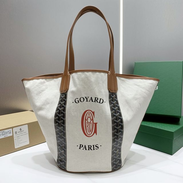 Goyard original cotton belharra tote bag GY0056 black