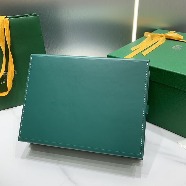 Goyard original canvas 8 watch case GY0035 green