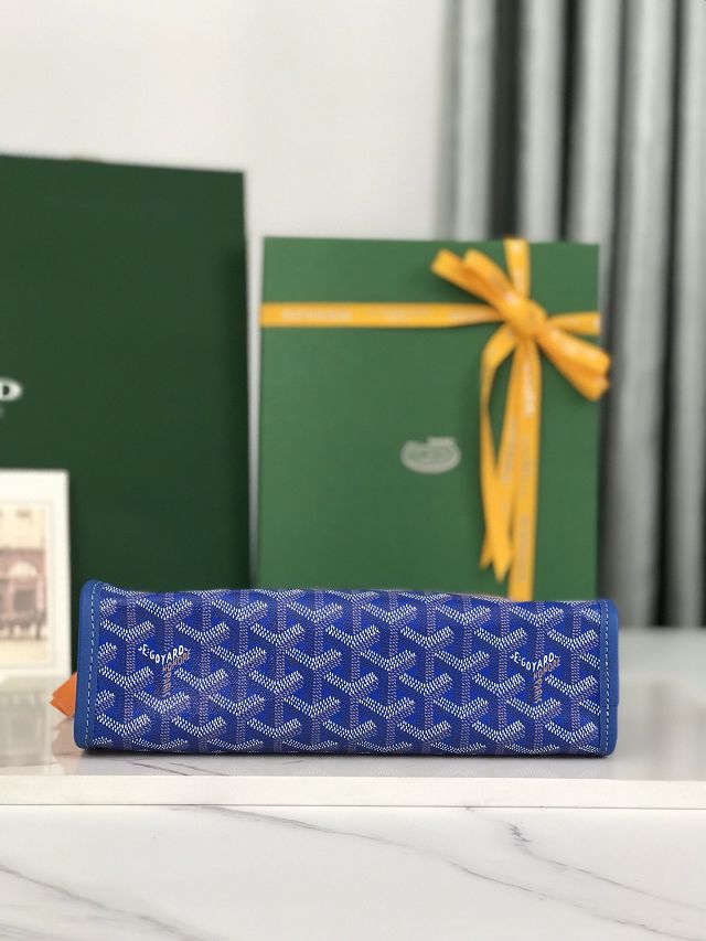 Goyard original canvas clutch GY0008 blue