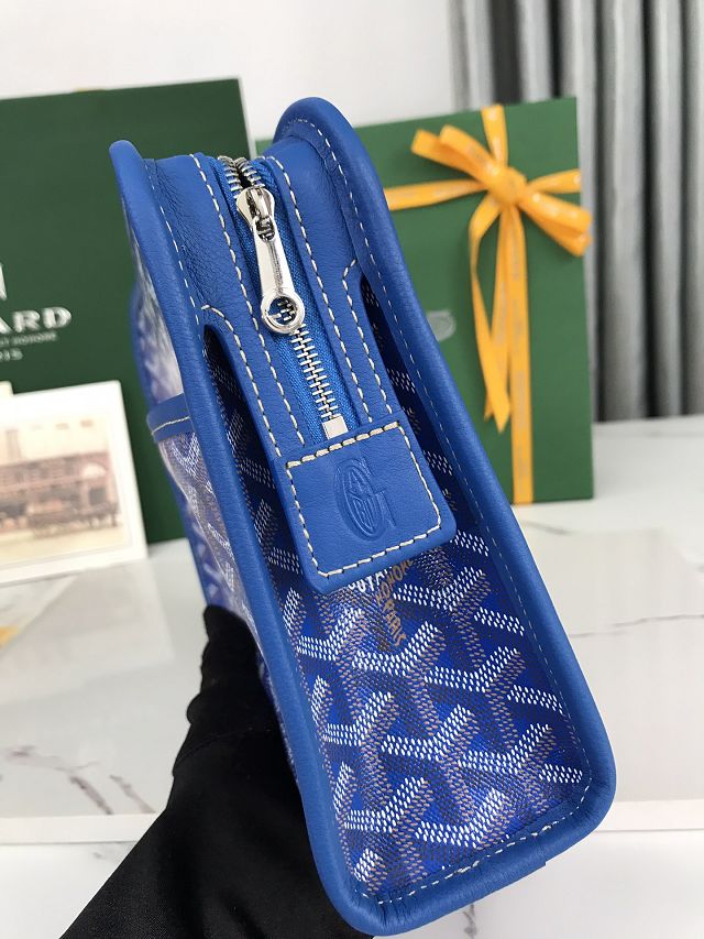 Goyard original canvas clutch GY0008 blue